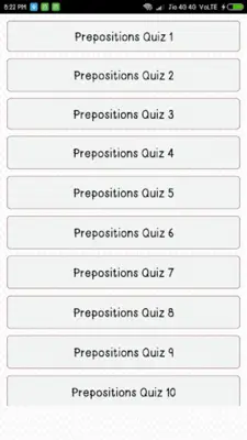 English Grammar Quiz android App screenshot 2