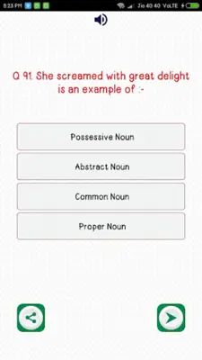 English Grammar Quiz android App screenshot 3